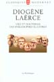 VIES ET DOCTRINES DES PHILOSOPHES ILLUSTRES 